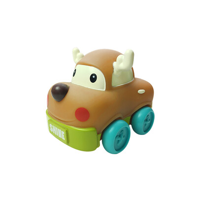

INFANTINO American baby Tino baby car toy resistance to fall bite early education car cartoon car soft rubber baby toy 1 year old