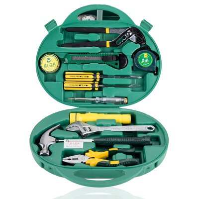 

Deli deli home multi-function hardware toolbox manual tool set electrician repair kit home emergency kit 12 pieces DL1012