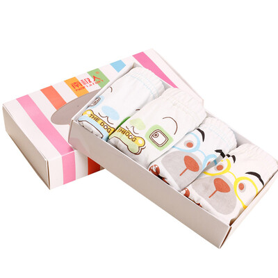 

Antarctic Nanjiren children&39s underwear boys&girls triangle angle 4 boxed baby panties boys flat angle 140