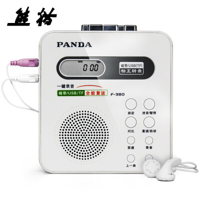 

PANDA F-332 репитер ленточный накопитель English Learning Machine Tape / U диск TF карта mp3-плеер Recorder транскрипция радио