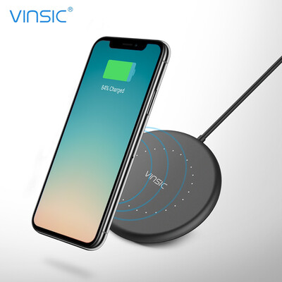 

VINSIC VSCW114 Mini Ultra-thin Qi Wireless Charging Pad with Cable for Qi-enabled Devices