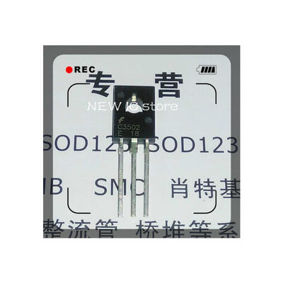 

Free Shipping 10PCS 2SC3502 C3502 Encapsulation/Package:TO-126 PNP/NPN Epitaxial Planar Silicon Transistors