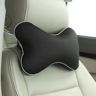 

Gigi GiGi car headrest GT-1329 bamboo charcoal memory cotton bones head car with neck pillow pillow pillow black