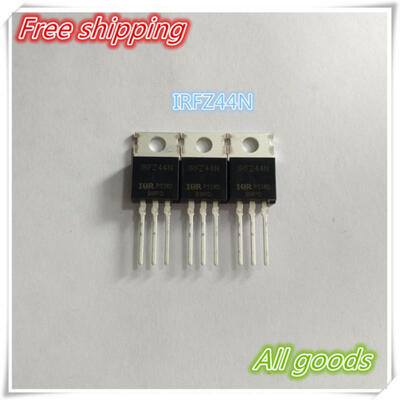 

Free Shipping 100pcs IRFZ44N IRFZ44 Power MOSFET 49A 55V TO-220