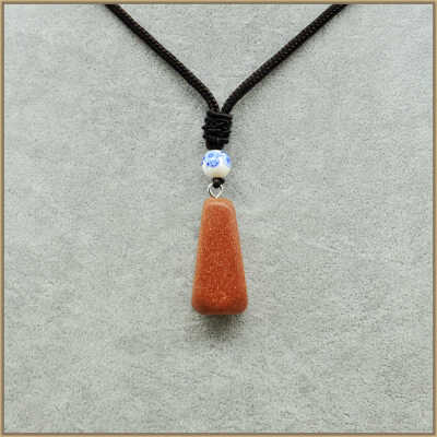 

1PCS Yumten Natural Stone Necklace With Colar Feminino Crystal Pendant Collane Donna Birthday Party Decorations Kids Moonstone