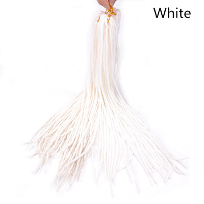 

Chorliss 22" Dreadlocks Hair Extensions Burgundy Synthetic Crochet Locs Braids for Women Pink 613 Blonde 24strands 100gpack
