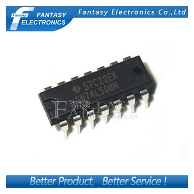 

5PCS SN74LS08N DIP14 SN74LS08 DIP 74LS08N 74LS08 new and original IC free shipping