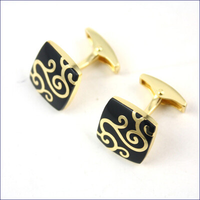 

Yoursfs® Men Classic Stainless Steel Wedding Anniversary Figure Cuff Link