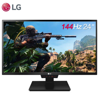 

LG 24GM77 upgraded version 24 inches 1ms response 144Hz refresh rate FreeSync synchronization technology game e-sport chicken display 24GM79G-B