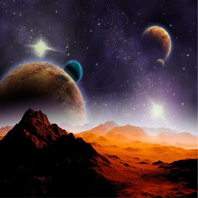 

Пользовательские обои для фото 3D Planet Universe 3D Mural Гостиная Спальня Диван ТВ Фон Обои для стен Home Decor Mural Обои