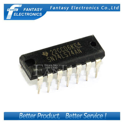 

50PCS SN74LS74AN DIP14 SN74LS74 DIP 74LS74AN 74LS74 new&original IC free shipping