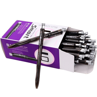 

BAOKE B13 pressing type ballpoint pen 10mm 48 pcsbox black