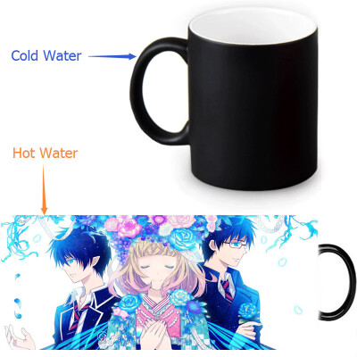 

Ao no Exorcist 350ml12oz Heat Reveal Mug Color Change Coffee Cup Sensitive Morphing Mugs Magic Mug Milk Tea Cups