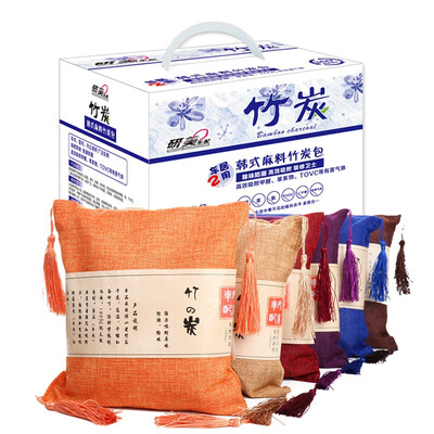 

Research&beauty car with car dual-use deodorant in addition to formaldehyde Korean linen bamboo charcoal package new car new house net taste carbon package 2000 g 500g 4 bags