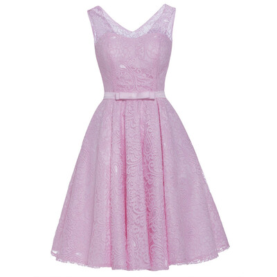

CAZDZY Scoop Neck Zipper-Up A Line Homecoming Dress