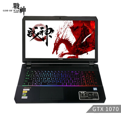 

Hasee God of War G8-KP7S1 GTX1070 8G 17,3 дюйма игровой ноутбук (I7-7700HQ 16G 256G + 1T RGB клавиатура WIN10)