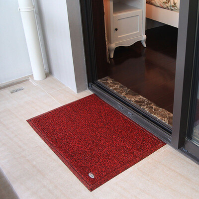 

All Mats two-color silk circle dusting mat carpet mat porch mat door mat floor door mat 45x75cm dark brown