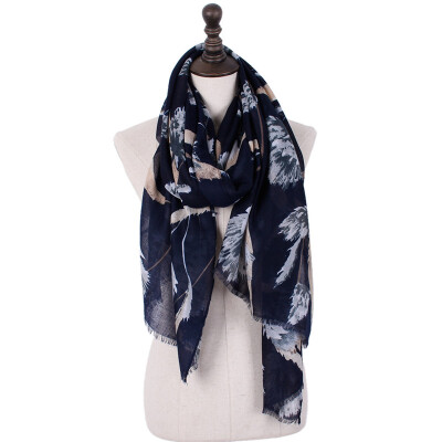 

DIANXIA New Brand Women Scarf Twill Cotton Shawl Pashmina Print Floral 4 Color With Tassel Lady Winter Hot Sale 110*180CM