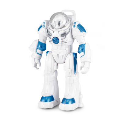 

Xinghui Rastar Space One RS Police Mini Edition Deformation Robot with Sound&Light Pocket Toy 77100 Star Blue