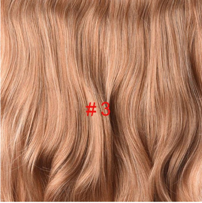

24 inch Wavy Clip in Hair Extensions Synthetic Heat Resistant Fiber Pure Color 4 Clips 190gpc 17 Colors Available