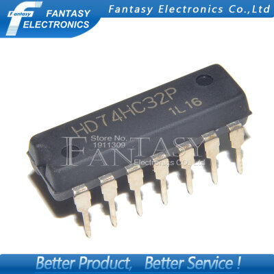 

50PCS HD74HC32P DIP14 HD74HC32 74HC32P DIP new and original IC free shipping
