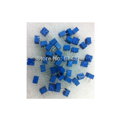 

100PCS High Precision 3362P Variable Resistors (5K Ohm)value