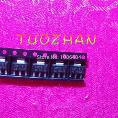 

200pcs AMS1117 AMS1117-3.3 SOT-223 LM1117 1117 3.3V 1A 1A LOW DROPOUT VOLTAGE REGULATOR& in stock