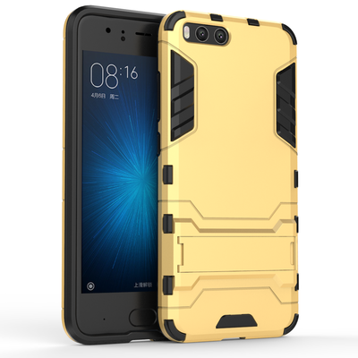 

Shockproof Ultra-thin Armor Plastic TPU Back Case Cover with Stand Holder Phone Case for XIAOMI 6