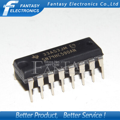 

10PCS SN74HC590AN DIP16 SN74HC590 DIP 74HC590N 74HC590 HD74HC590AP new and original IC free shipping