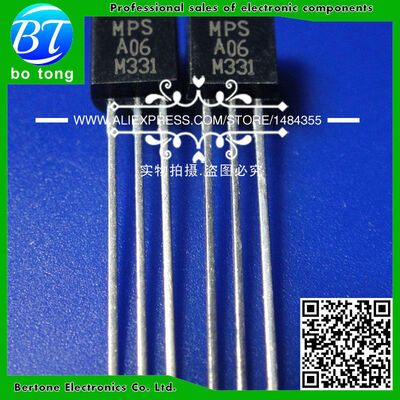

Free Shipping 1000PCSLOT MPSA06 TO-92 NPN Transistors A06 Special sales