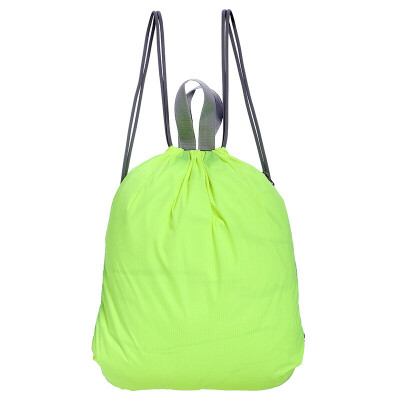 

INTERIGHT men&women simple fashion casual ultra-light folding drawstring shoulder bag MW01 lemon yellow 40 5 46CM