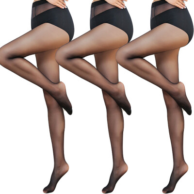 

Charm Qingfeng sexy underwear uniform black stockings breathing socks anti-hook thin series 3 pairs of black