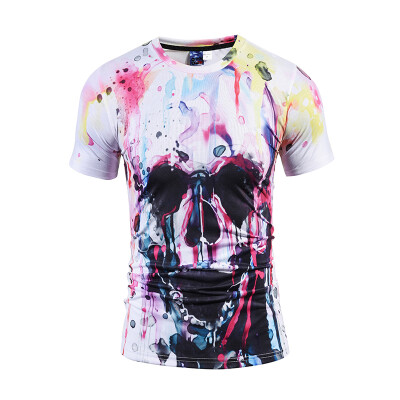 

Mens Fashion Skull 3D T-shirt Men 2018 Hip Hop 3d Printed T-shirts Men Funny Trendy Camiseta Tee Summer Tops Clothes