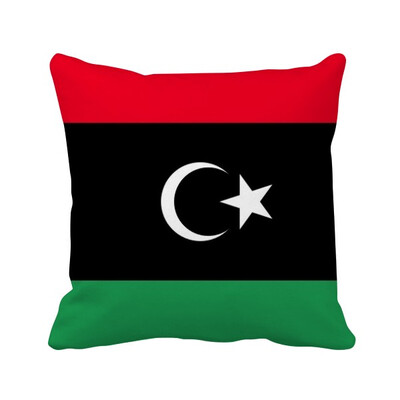 

Libya National Flag Africa Country Square Throw Pillow Insert Cushion Cover Home Sofa Decor Gift