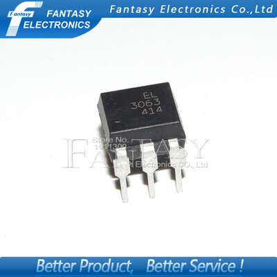 

20PCS EL3063 DIP6 MOC3063 DIP new and original IC free shipping