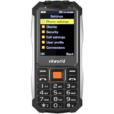 

Vkworld V3S 2.4-дюймовый четырехдиапазонный разблокированный телефон SPRD6531 Камера Bluetooth FM