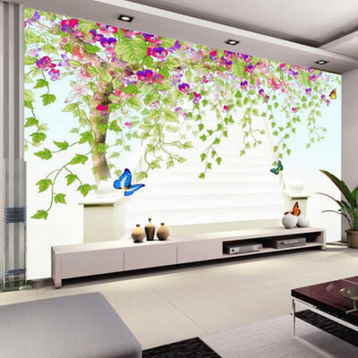 

Пользовательские фото Wall Paper 3D Flower Vine Tree HD Большие обои для стен Обои Современная гостиная Спальня Нетканые обои
