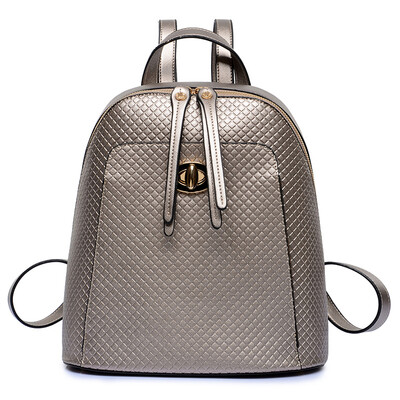 

Designer Brand Women Leather Backpacks Fashion Women Travel Bag School Backpack High Quality Lady Shoulder Bag Large Schoolbag For Girl