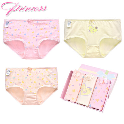

Aili Erola girl underwear middle waist girl underwear cotton thin section simple student briefs SGD002-3 strip