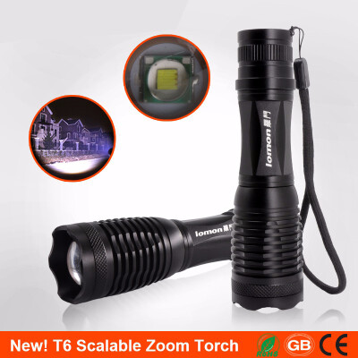 

Zoom LED Flashlight 18650 Rechargeable CREE T6 High Power Police Flashlight Camping Portable Light Cycling Bicycle Torch