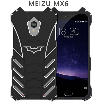 

Transformers Meizu MX6 5.5" Metal Protective Frame Case Batman Shockproof Cover