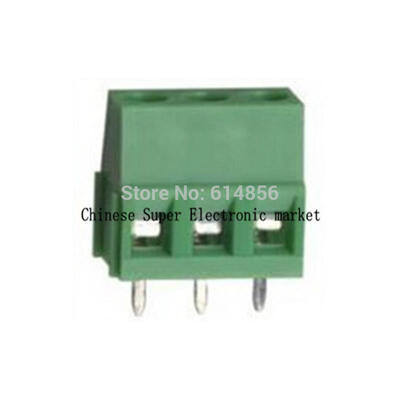 

100pcs connector KF126 508mm 3Pin binding post wiring bolt terminals blocks connectors