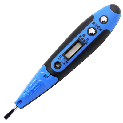 

Paola digital display pencil with LED light lighting multi-function electrician household contact induction electroscope screwdriver 1025