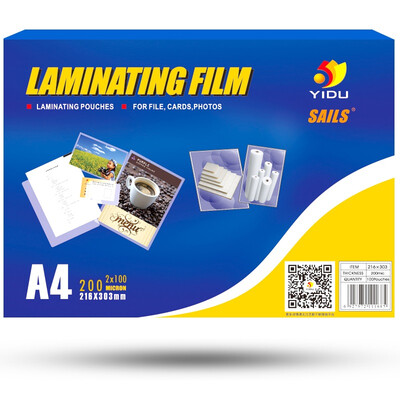 

Thousands of sails YIDU SAILS A4 216x303MMx10C transparent high-definition thick plastic film photo card protection film over 100 film bag