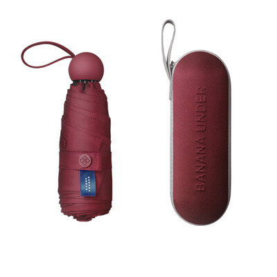 

BANANAUNDER CAPSULE capsule 40 series folding umbrella with umbrella female 50 off water&rain umbrella Yu Yuhong
