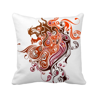 

Colorful Dragon Animal Art Silhouette Square Throw Pillow Insert Cushion Cover Home Sofa Decor Gift