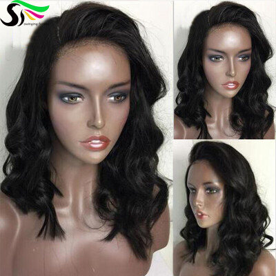 

9A Pre Plucked Full Lace Human Hair Wigs With Baby Hair Loose Wave Peruvian Virgin Human Hair Lace Wigs For Black Women