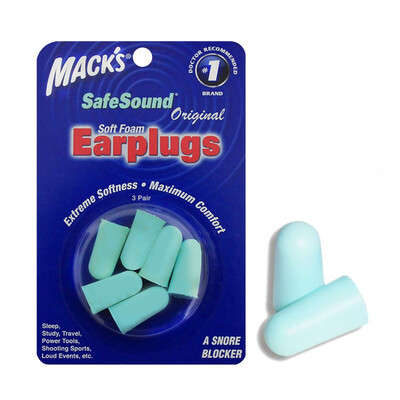 

MACK&39S shooting earplugs American imports bullet-type shooting protection sound insulation earplugs orange 3 installed