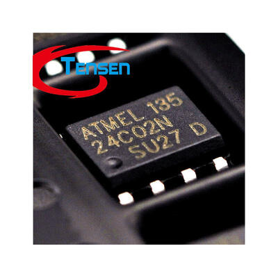 

200Pcs/Lot 24C02 AT24C02 AT24C02N-10SU-2.7 SOP-8 2-Wire Serial EEPROM 2K BIT 400KHZ