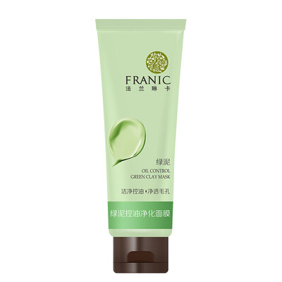 

François Green Mud Control Oil Purifying Mask 80g Deep Cleansing Moisturizing Brightening Complexion Cleansing Pore